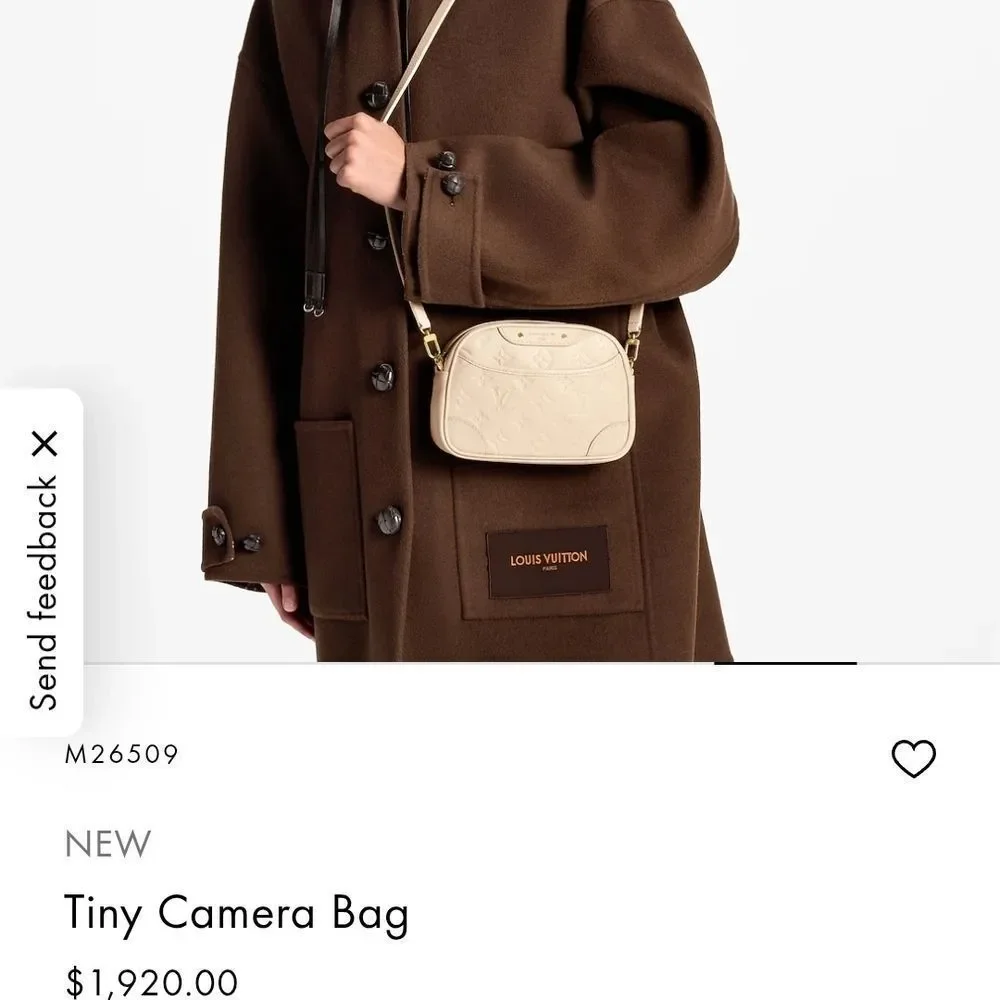 Louis Vuitton Beige Crossbody Bag